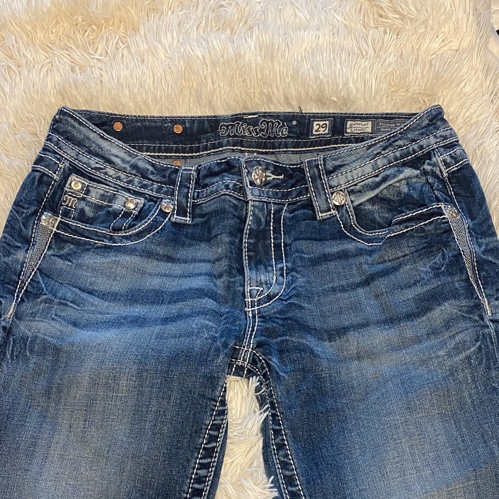 Miss Me Women's Dark Blue Boot Cut Jeans
